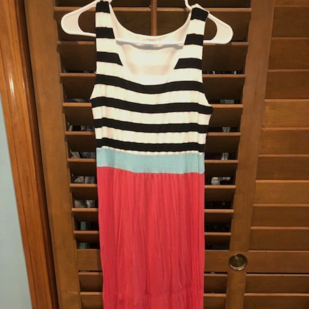 Elonges color-block maxi dress, size L